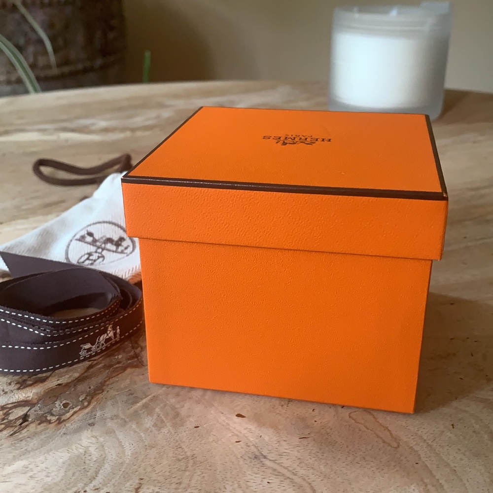 HERMÈS Jewelry Giftbox set w/pouch, ribbon - - Picture 4 of 11